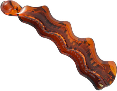 

Sarah Wavy Design Hair Claw(Brown)