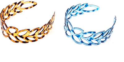 

Sanjog Blue And Brown For Girls/Kids Plastic Hair Band(Blue, Brown)