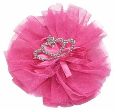 

Pinkblueindia Smart Net Flower With Crown Head Band(Pink)