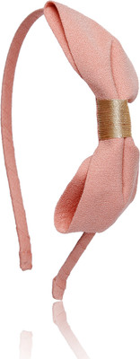 

Sparkle Street Peach Bow Hair Band(Peach)