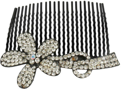 

Muchmore Beautiful Floral Design Work Charming Hair Clip For Girls Hair Clip(White)