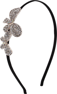 

Fayon Unique Rhinestone Flower Hair Band(Black)
