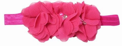 

Pinkblueindia Three Net Flower Baby Head Band(Pink)