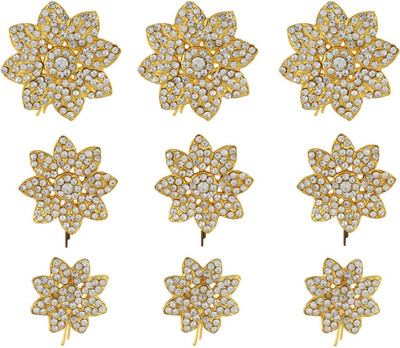 

Vama Fashions Chotis Hair Pin(Gold)