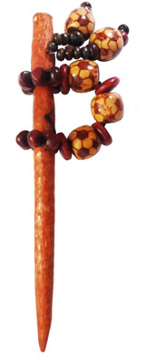 

CraftEra Wooden Stick Hair Pin(Brown)