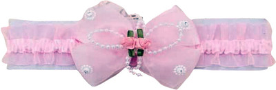 

AkinosKIDS Bow Pearl net Baby Head Band(Pink)