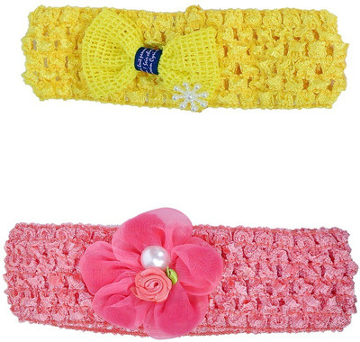 

Sagunya Soft Elastic Hair Band(Yellow, Pink)