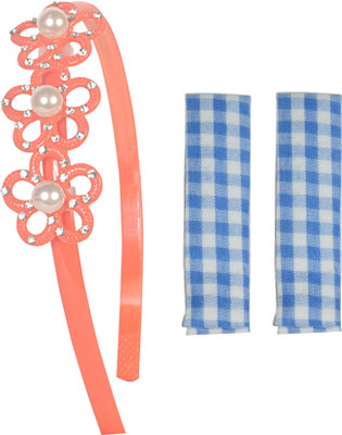 

Sagunya Casual Combo Hair Accessory Set(Orange, Blue)