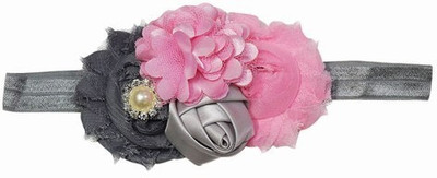 

Pinkblueindia Graceful Net Flower Baby Head Band(Pink)