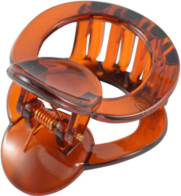 

Sarah Round Shape Hair Claw(Brown)