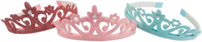

Muchmore Tiara Crown Cute Hair Accessory For Girls Hair Band(Multicolor)