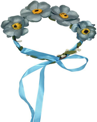 

Sagunya Floral Baby Tiara Head Band(Purple)