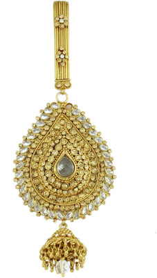 

Orniza Ethnic Golden Juda In Champagne Shade Hair Pin(Beige)