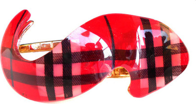 

Achal plastic clip Hair Clip(Red)