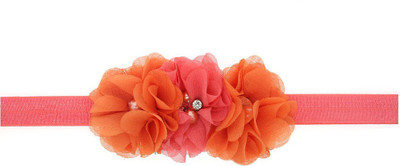

Mamaboo Red With Pink Design Flower Head Band(Pink)