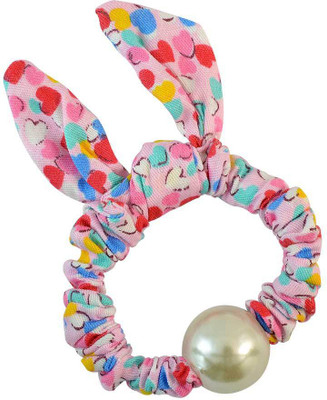 

Sarah Heart Print Rubber Band(Pink)