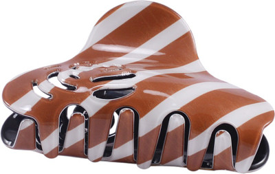 

Saamarth Impex SI-2528 Hair Claw(Brown, White)