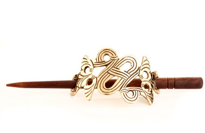 

Trinketbag Tribal Juda Hair Clip(Gold, Brown)