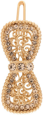 

Jazz Jewellery Toned Stone Hair Pin(Gold)