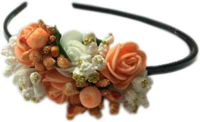 

Loops n knots Black & Orange Hair Band(Black, Orange)