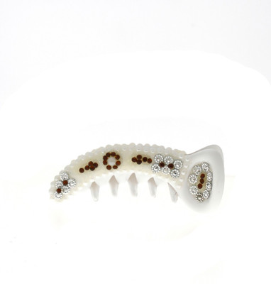

Anuradha Art Stylish Banana Clip(White)