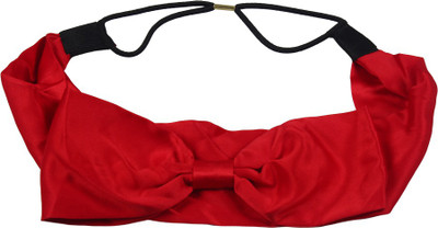 

Fayon Red Cloth Bow Hair Band(Red)