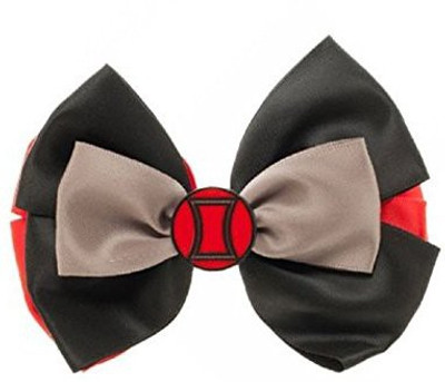 

Bioworld Marvel Comics Black Widow Hair Bow Hair Accessory Set(Black)
