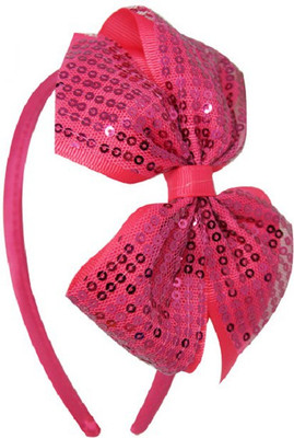 

Angel Closet Sequins Bow Hair Band(Pink)