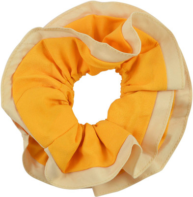 

Sarah Dual Frill Solid Rubber Band(Yellow)