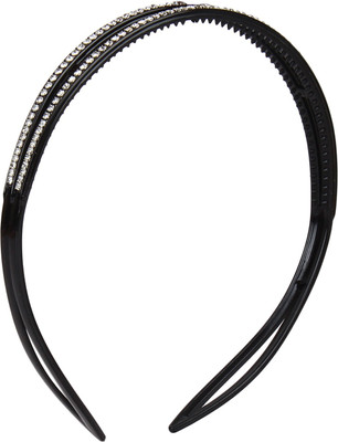 

Fayon Double Row Rhinestone Hair Band(Black)