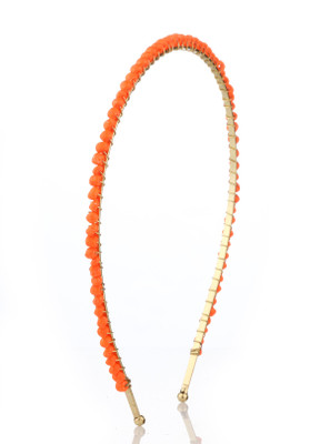 

Trinketbag Band of Beads Hair Band(Orange)