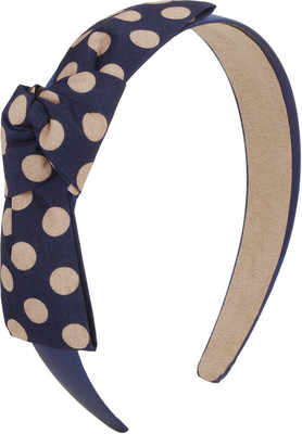

Fayon Fashion Statement Brown Polka Dot Bow Hair Band(Brown)
