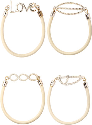 

20 Dresses White Love And Beyond Rubber Band(Silver)