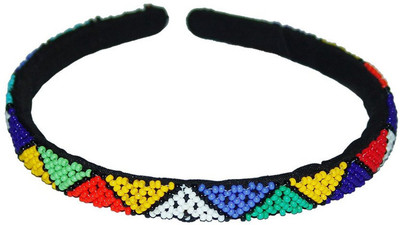

Mehrunnisa Traditional South African Multicolor Hair Band(Multicolor)