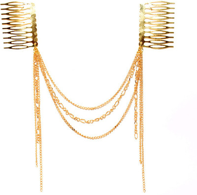 

Joker & Witch Multi Chain Hair Accessory Set(Gold)