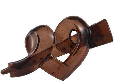 

Sarah Heart Hair Claw(Brown)