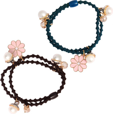

Super Drool charms Hair Band(Brown, Green)