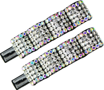 

Glitters Online Silver Colour American Diamond Hair Clip(Silver)