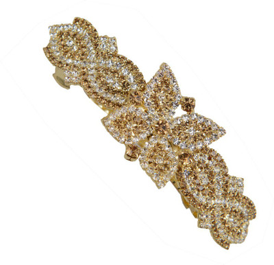 

Taj Pearl Designer Hair Clip(Gold)