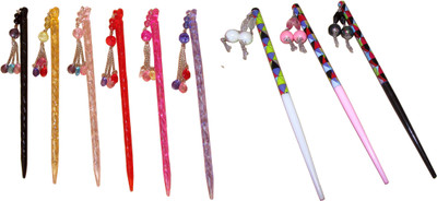 

Yashasvi Juda Sticks Hair Accessory Set(Multicolor)