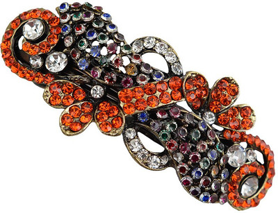 

Taj Pearl Designer Hair Clip(Yellow)