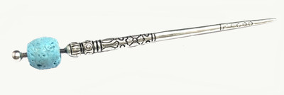 

Gurjari Turquoise beads Bun Stick(Multicolor)