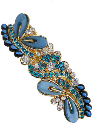 

Taj Pearl Designer Hair Clip(Gold)