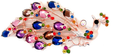 

London Jewels Peacock001 Hair Clip(Multicolor)