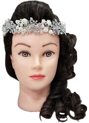 

Kabello Beautiful Crown white Hair Band(White)
