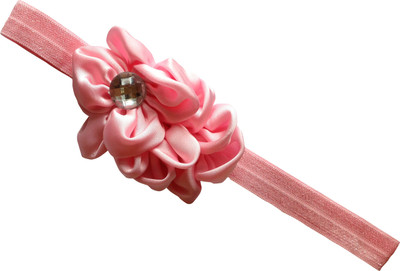 

AkinosKIDS Satin Floral Rhinestone Head Band(Pink)