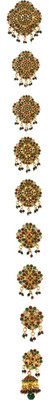 

Vama Fashions Stones with Flower Shape Hair Pin(Multicolor)