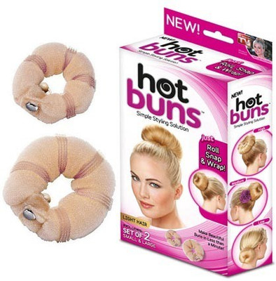 

HOT Rolling Band Buns Styling Roll Snap And Wrap Styler Ring Bun Maker Kit Hair Accessory Set(Beige)