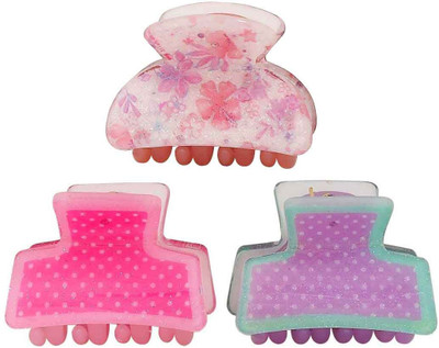

Maayra Combo of 3 Designer Hair Claw(Multicolor)