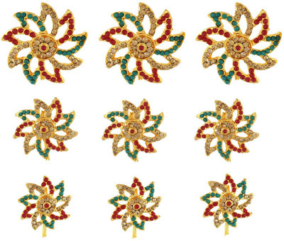 Vama Fashions Chotis Hair Pin(Gold)
